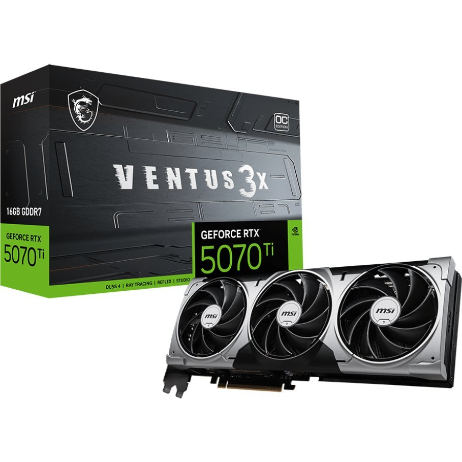 MSI GeForce RTX 5070 Ti 16G VENTUS 3X OC NVIDIA 16 GB GDDR7