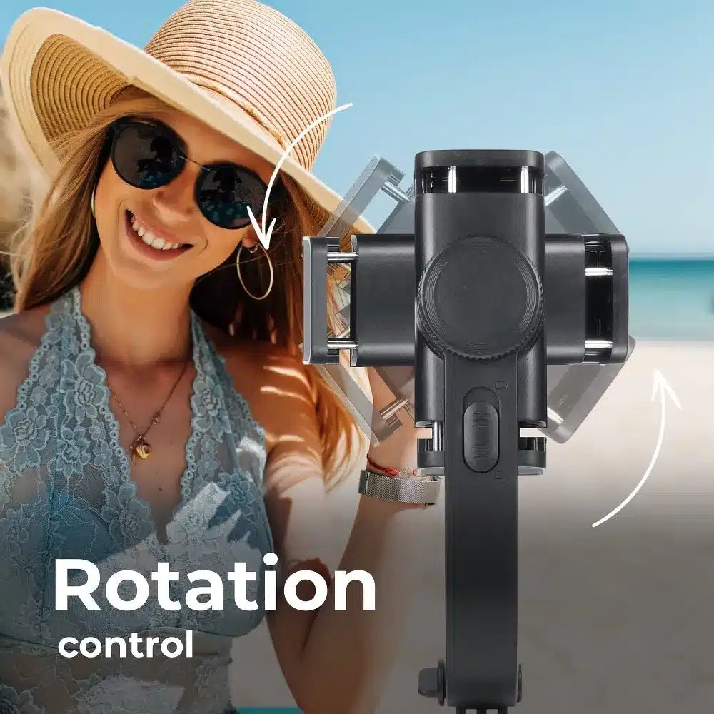GIMBAL stabilizator, selfie palica z daljinskim upravljalnikom bluetooth in stojalom