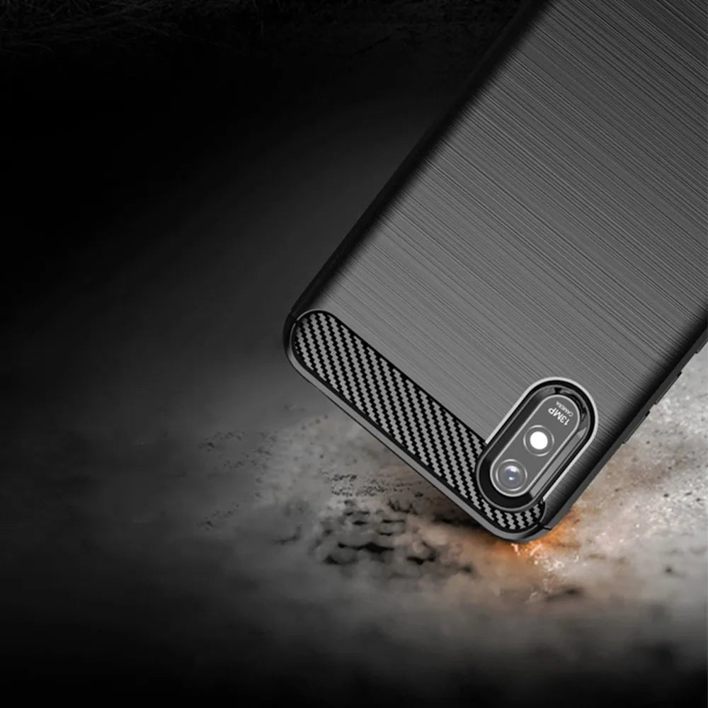 CARBON maska za XIAOMI Redmi 9A / 9AT črna