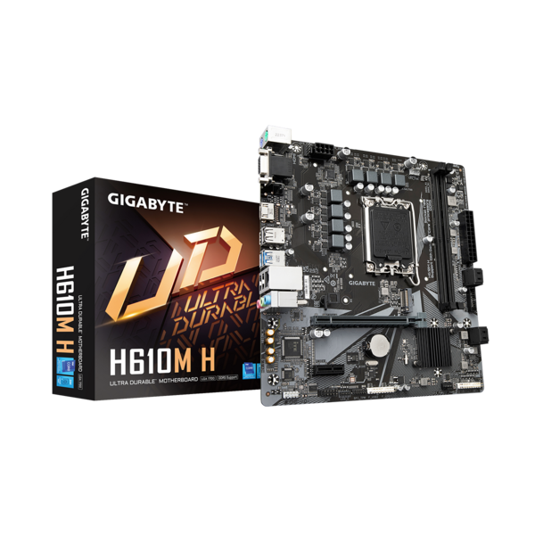 Gigabyte H610M H (rev. 1.0) Intel H610 Express LGA 1700 Mikro ATX