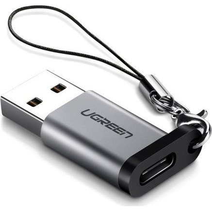 Ugreen US276 USB A USB type-C Sivo, Crno