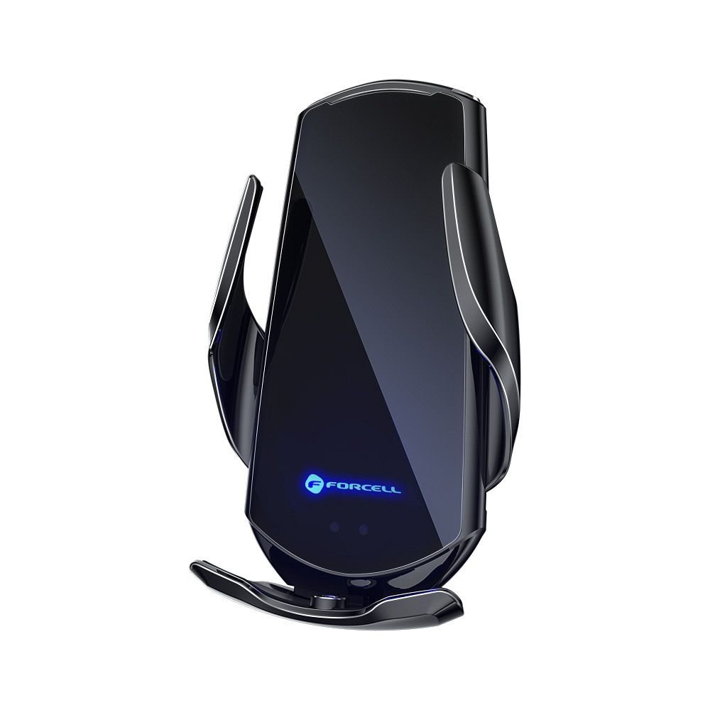 FORCELL avto držalo z brezžičnim polnjenjem in avtomatskim senzorjem + magnetni adapterji HS1 15W črno