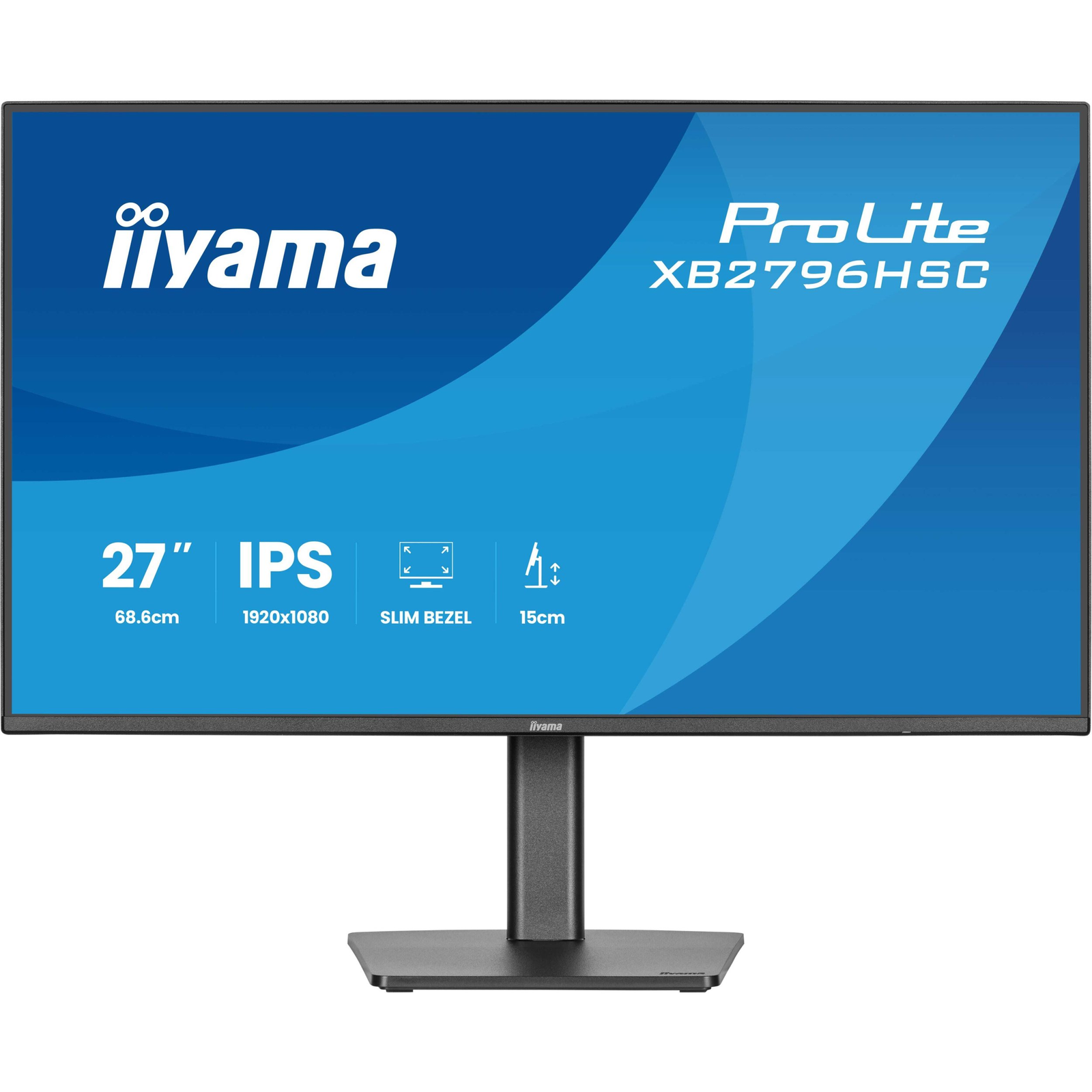 iiyama ProLite XB2796HSC-B1 računalni monitor 68,6 cm (27") 1920 x 1080 pikseli Full HD LED Crno
