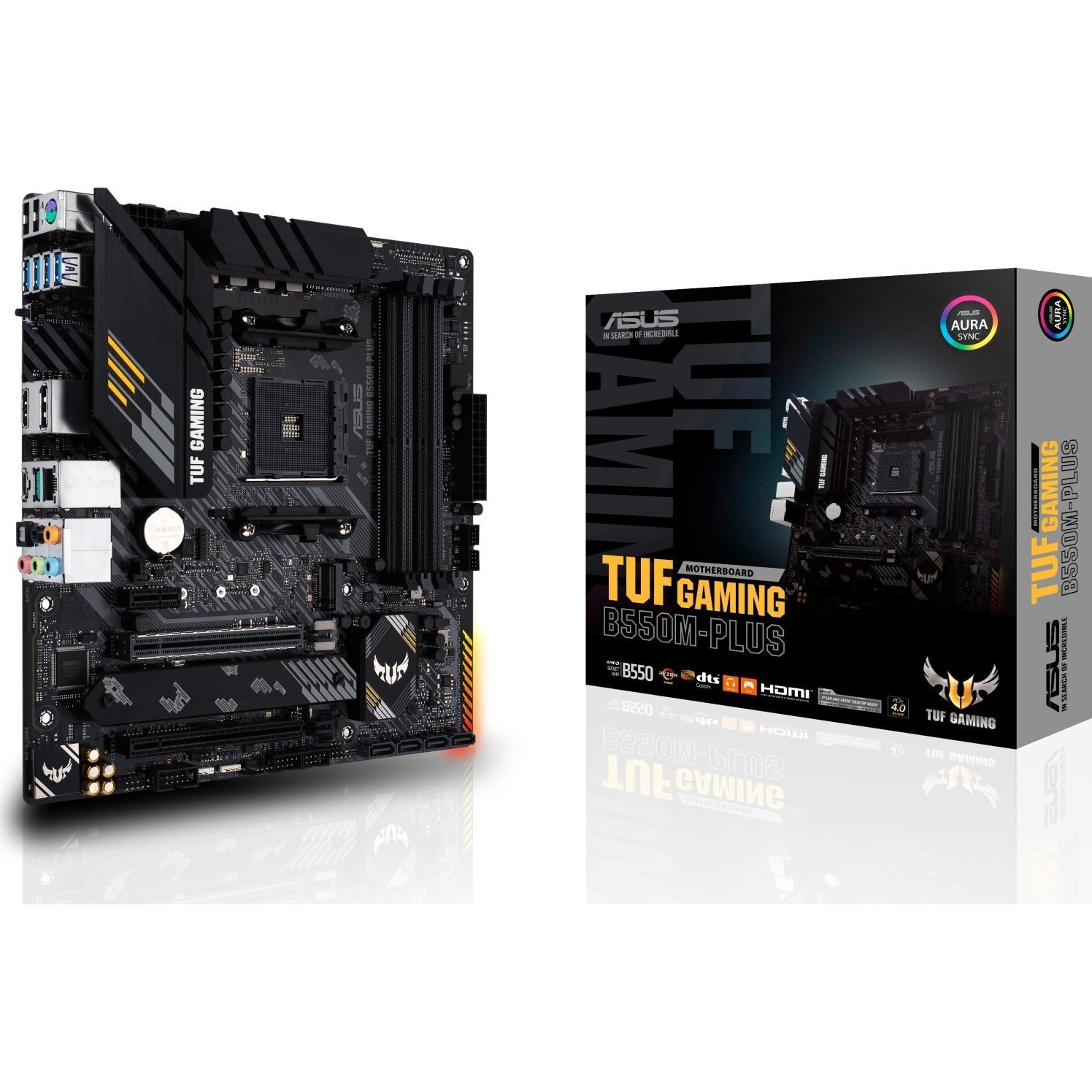 ASUS TUF GAMING B550M PLUS AMD B550 Priključnice AM4 Mikro ATX