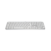 Logitech MX Keys S for Mac tipkovnica Office RF bežični + Bluetooth QWERTY US Međunarodna Aluminij, Bijelo