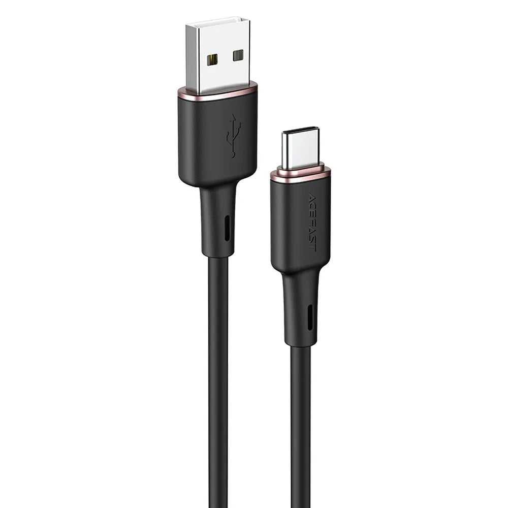 ACEFAST kabel USB A na Type C 3A C2-04 silikonski 120 cm črni