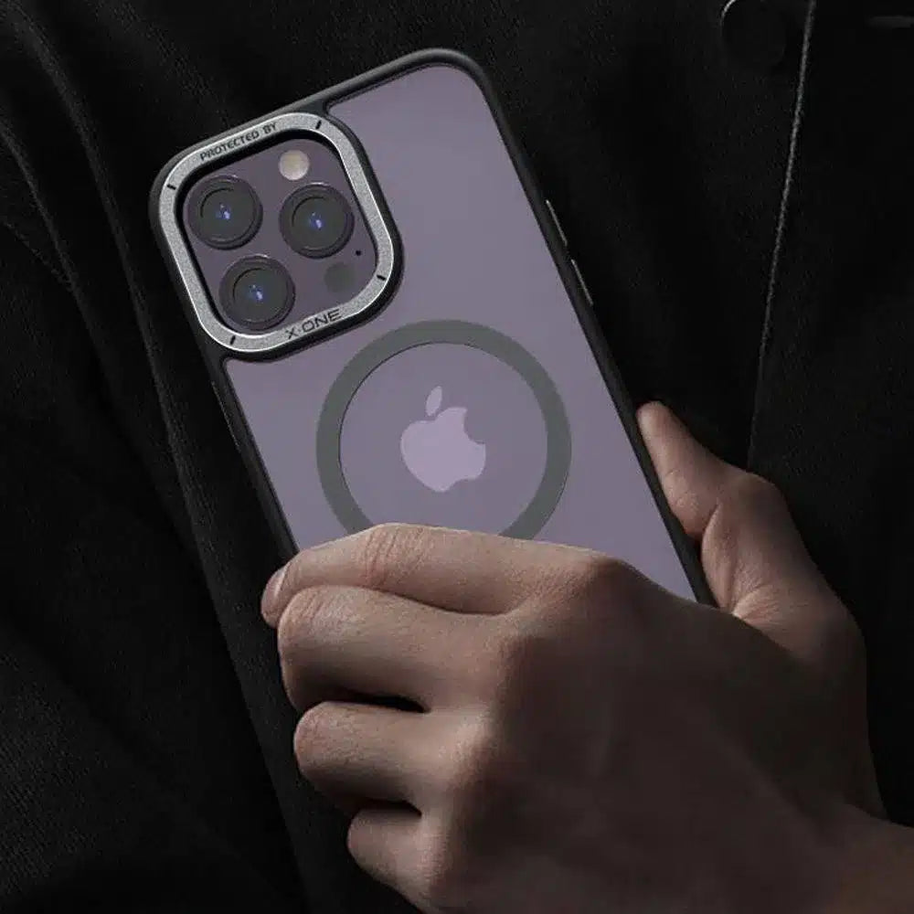 X-ONE Dropguard Magnetic Case Air (združljiv z MagSafe) – za Apple iPhone 15 Plus črna