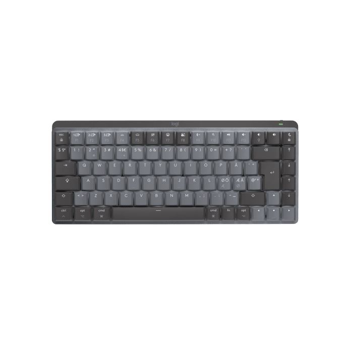 Logitech MX Mini Mechanical for Mac tipkovnica Bluetooth QWERTY US Međunarodna Grafit, Sivo