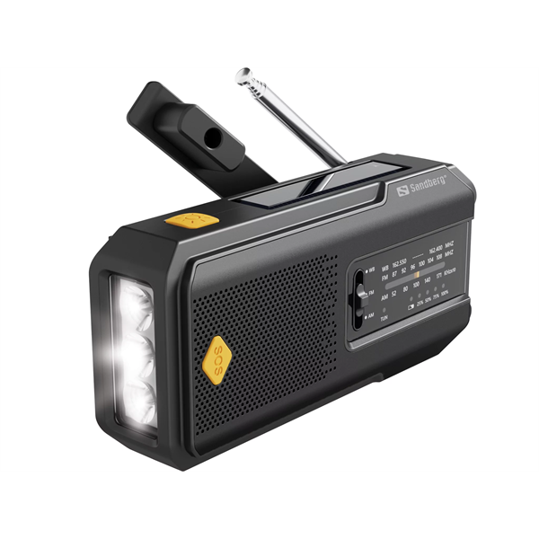 Sandberg 421-04 radio Prijenosno Crno