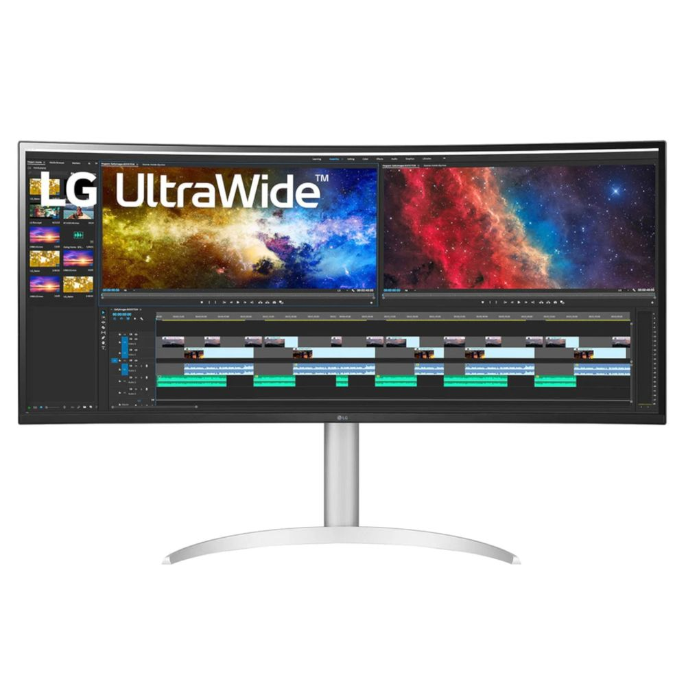 LG 38BQ85C-W računalni monitor 95,2 cm (37.5") 3840 x 1600 pikseli Quad HD+ Bijelo