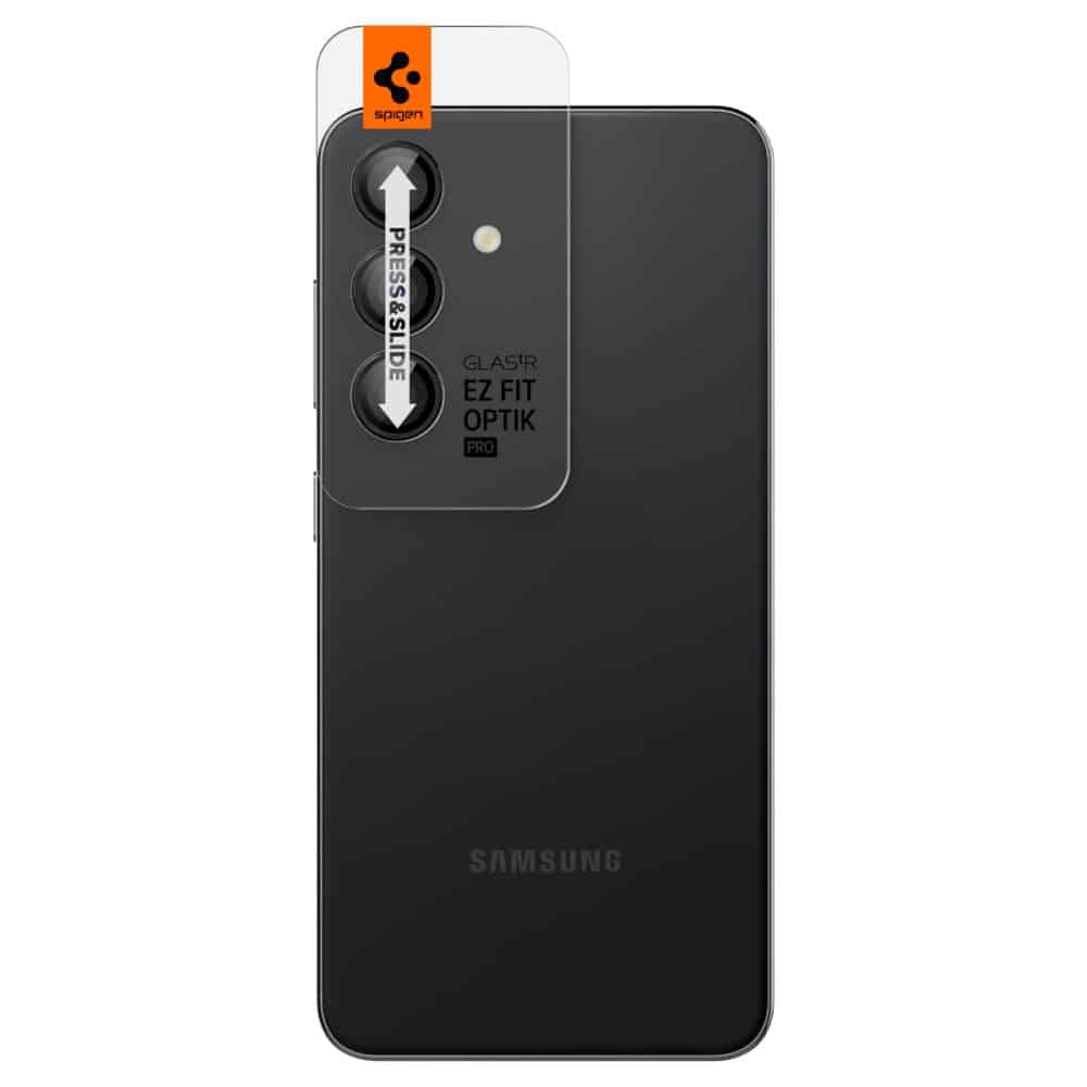 SPIGEN OPTIK.TR EZ FIT Zaščita za kamero 2 kosa za SAMSUNG S24+PLUS črna
