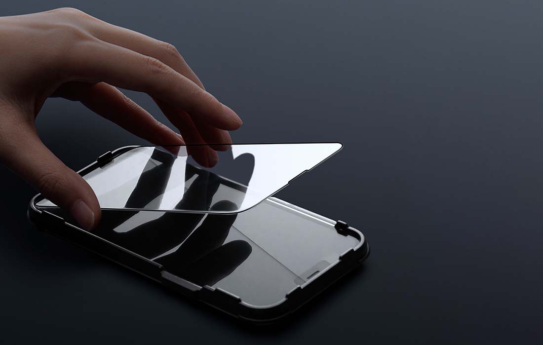 Baseus Tempered Glass Anti-spy 0.3mm za iPhone 13 Pro Max (2kom)