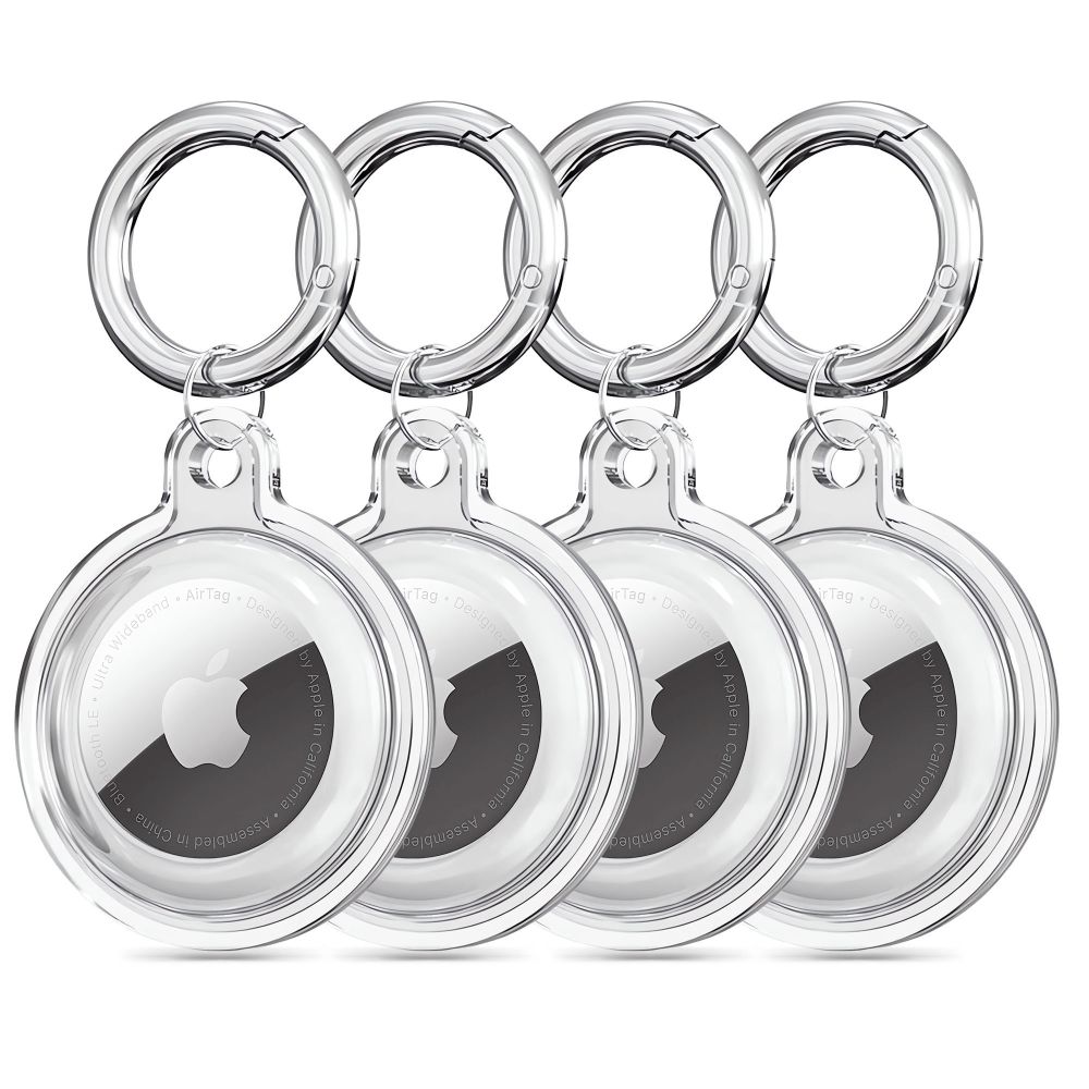 TECH-PROTECT ICON TORBICE ZA APPLE AIRTAG 1 / 2 PAKIRANJE 4 KOM. - prozirne