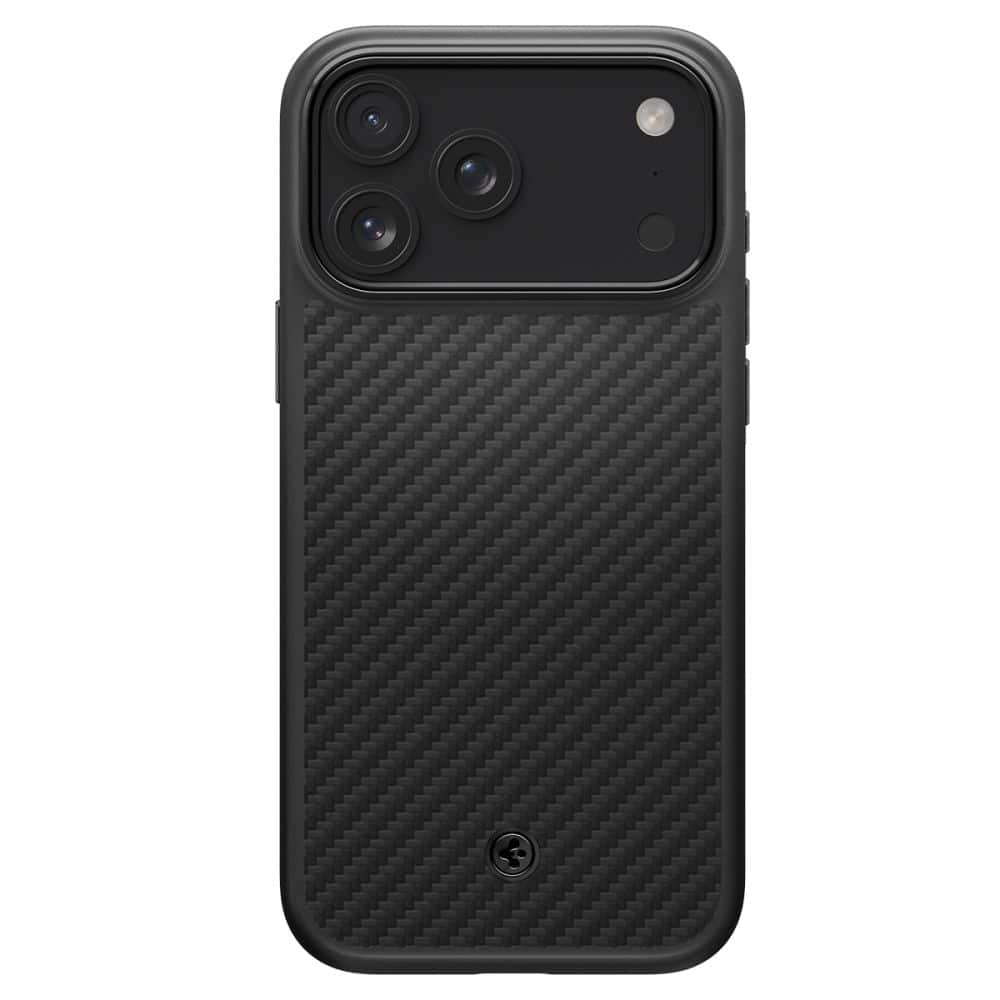 Spigen Enzo Aramid T (MagFit) maska za iPhone 17 Pro ACS09959 - crna