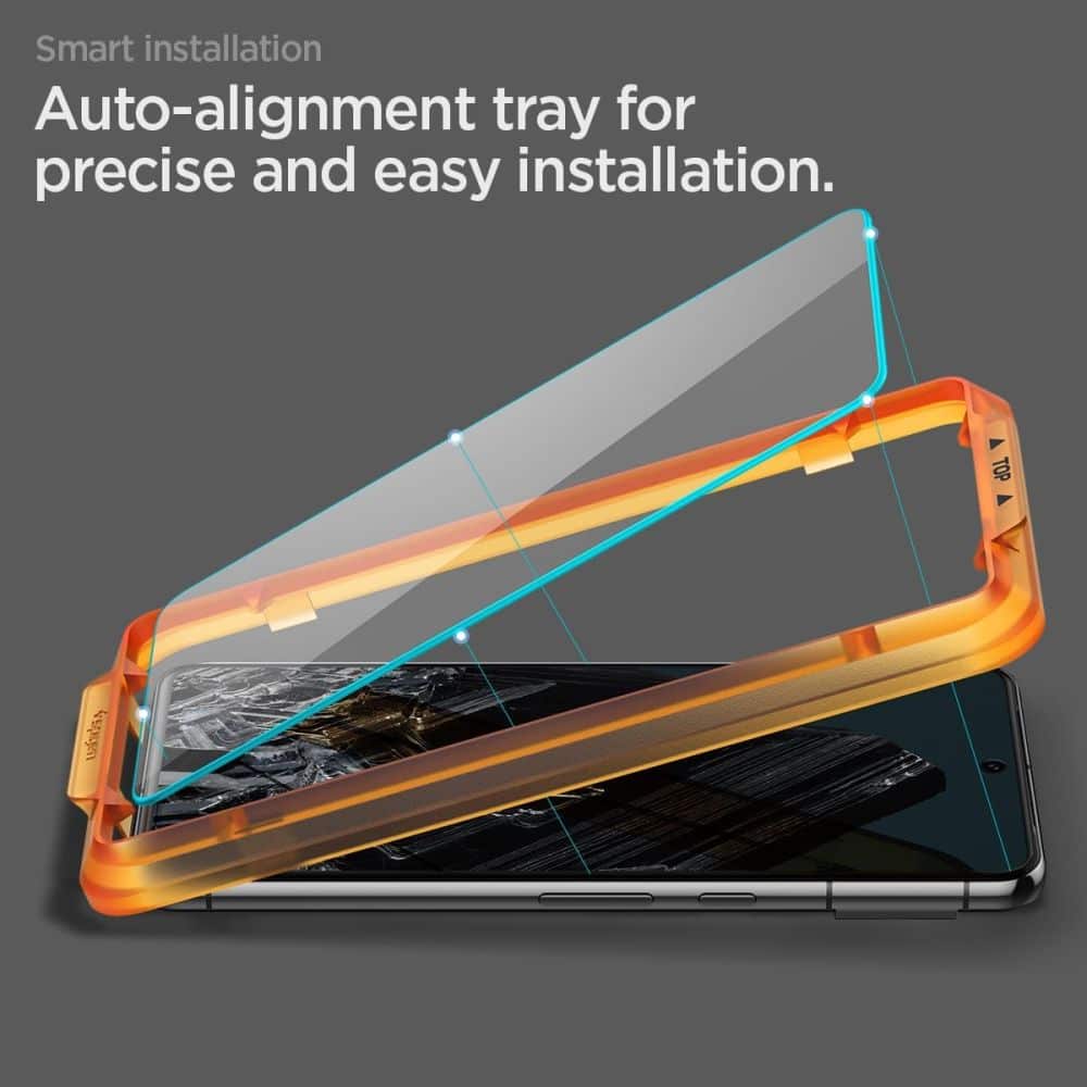Spigen – Glas.tR Align Master (2 kosa) za Google Pixel 8 – prozorno