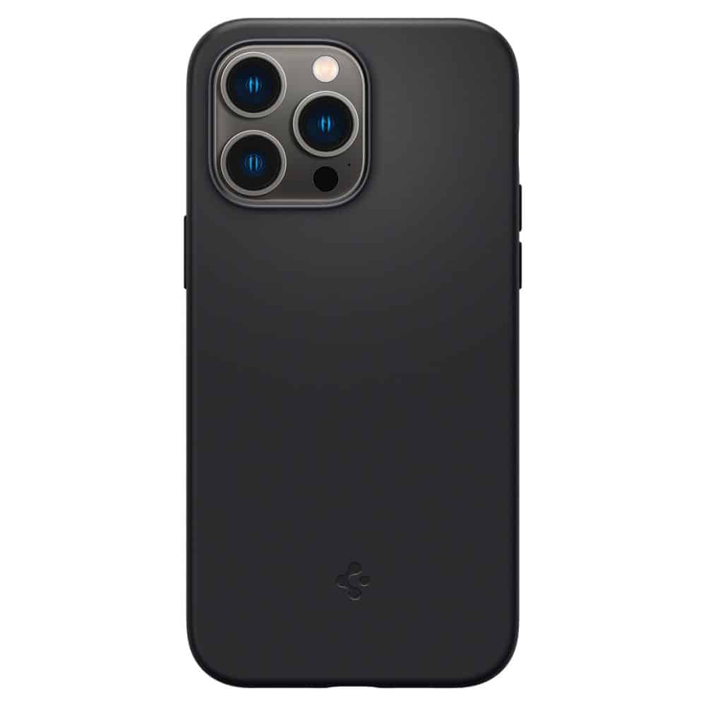 SPIGEN SILICONE FIT MAG MAGSAFE MASKA ZA IPHONE 14 PRO MAX ČRNA