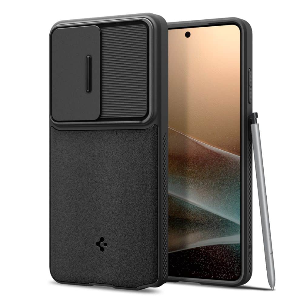 Spigen Optic Armor maska za Samsung Galaxy S26 Ultra crna