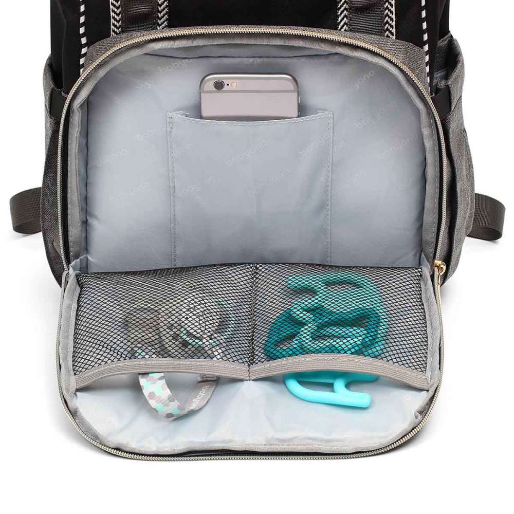 BabyOno Oslo Style ruksak za mame, crni