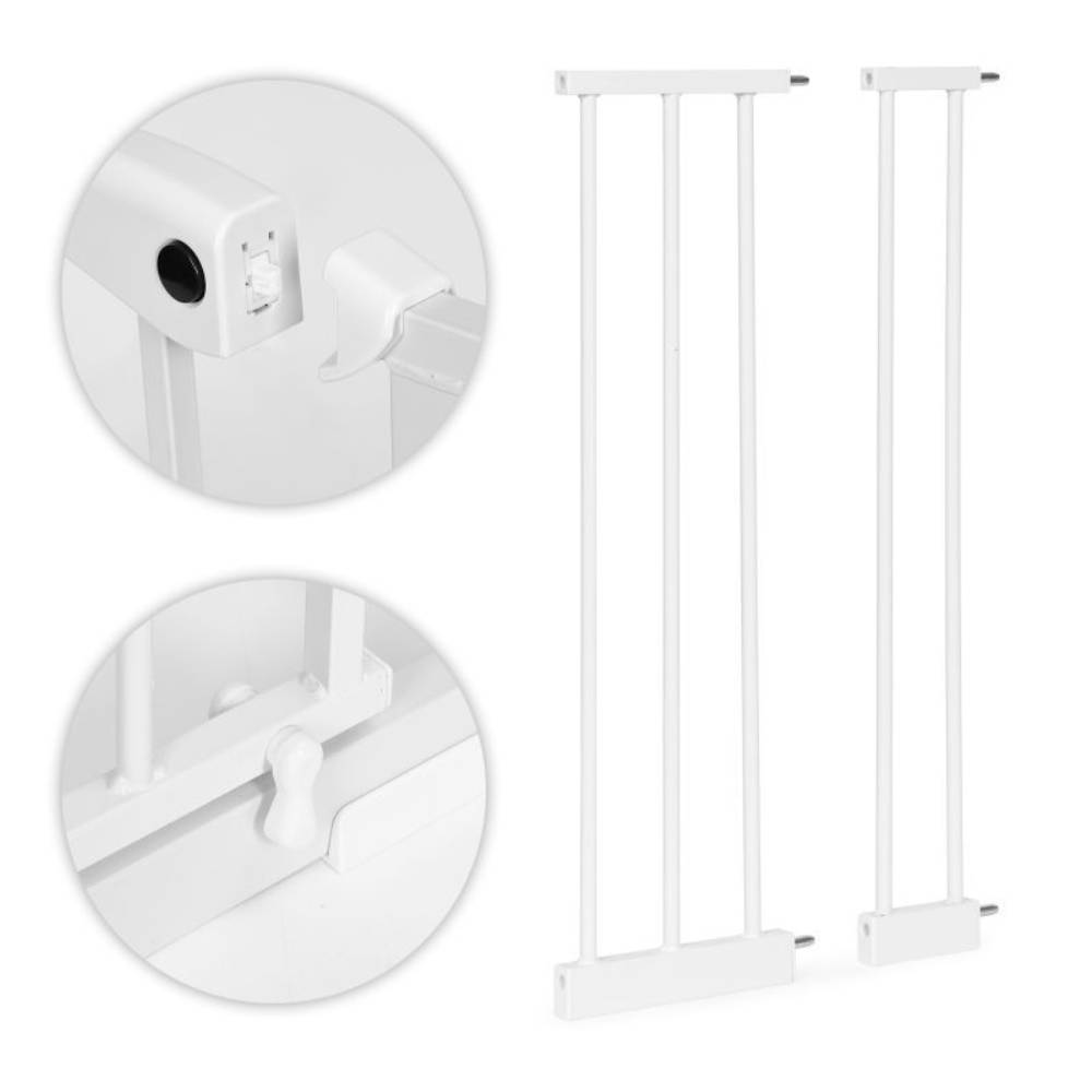 Ecotoys zaštitna ograda 74-105 cm, White