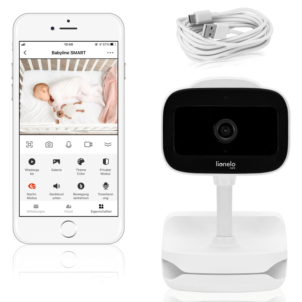 Lionelo baby monitor dvosmjerni Babyline Go