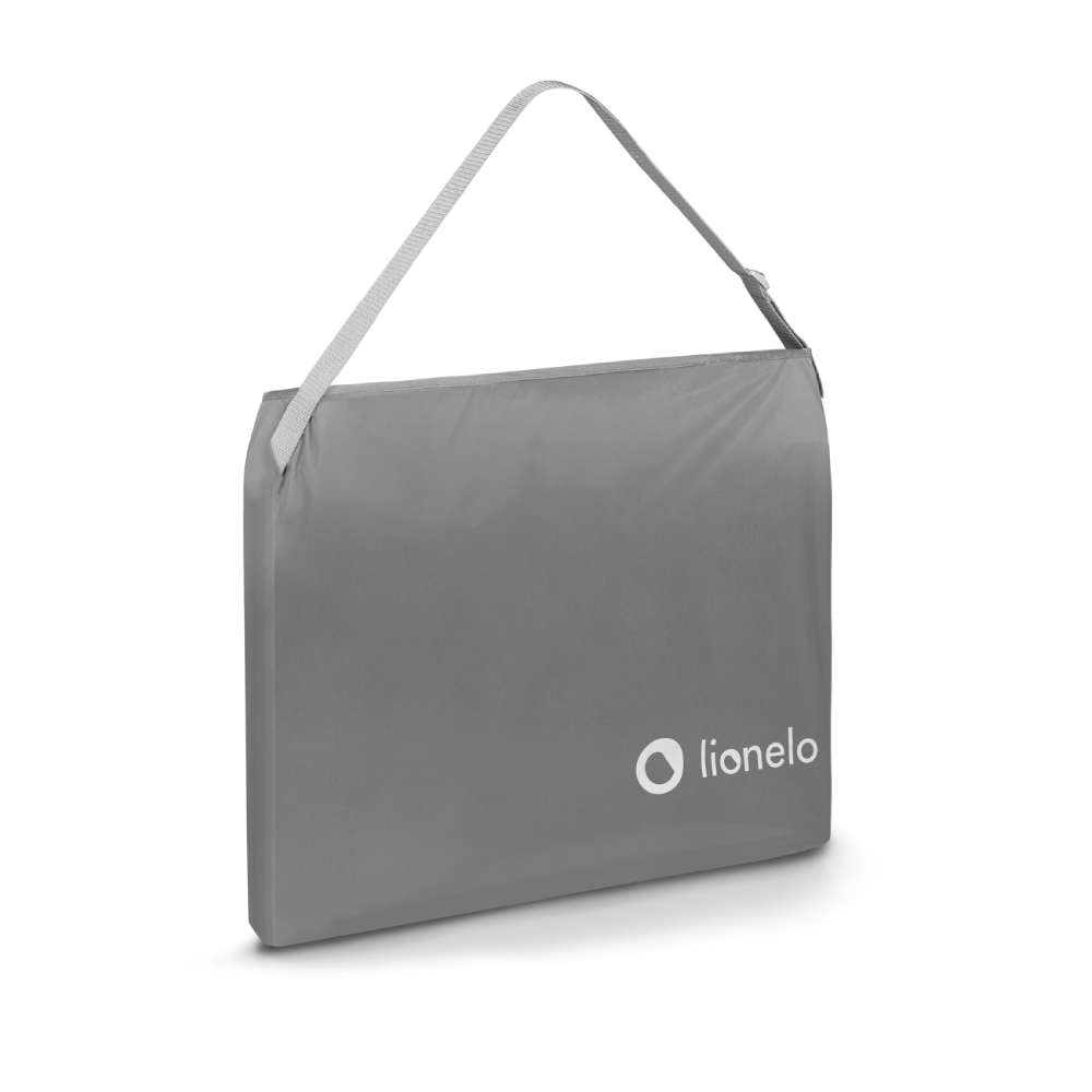 Lionelo zaštitna ograda za krevet Lora 105x45 cm, Grey Stone