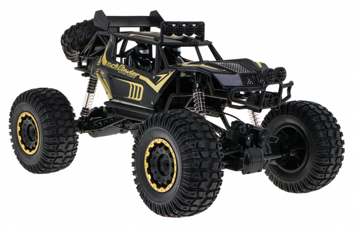 Metalni buggy na daljinsko upravljanje Mega Crawler 1:8 - crno/žuti