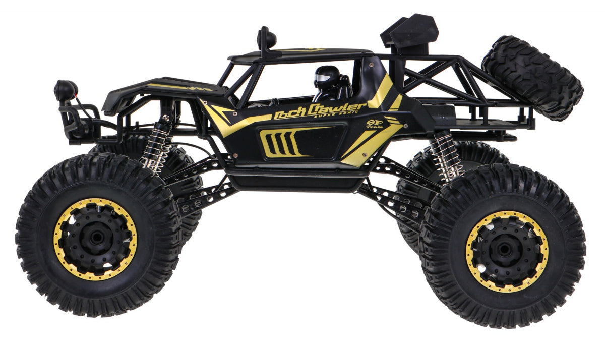 Metalni buggy na daljinsko upravljanje Mega Crawler 1:8 - crno/žuti