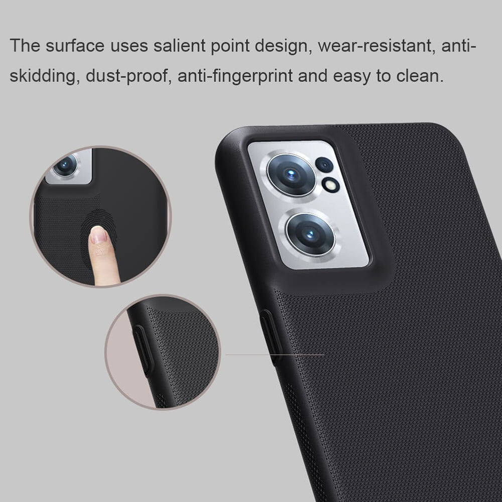 Nillkin - Super Frosted Shield - OnePlus Nord CE 2 5G - črna