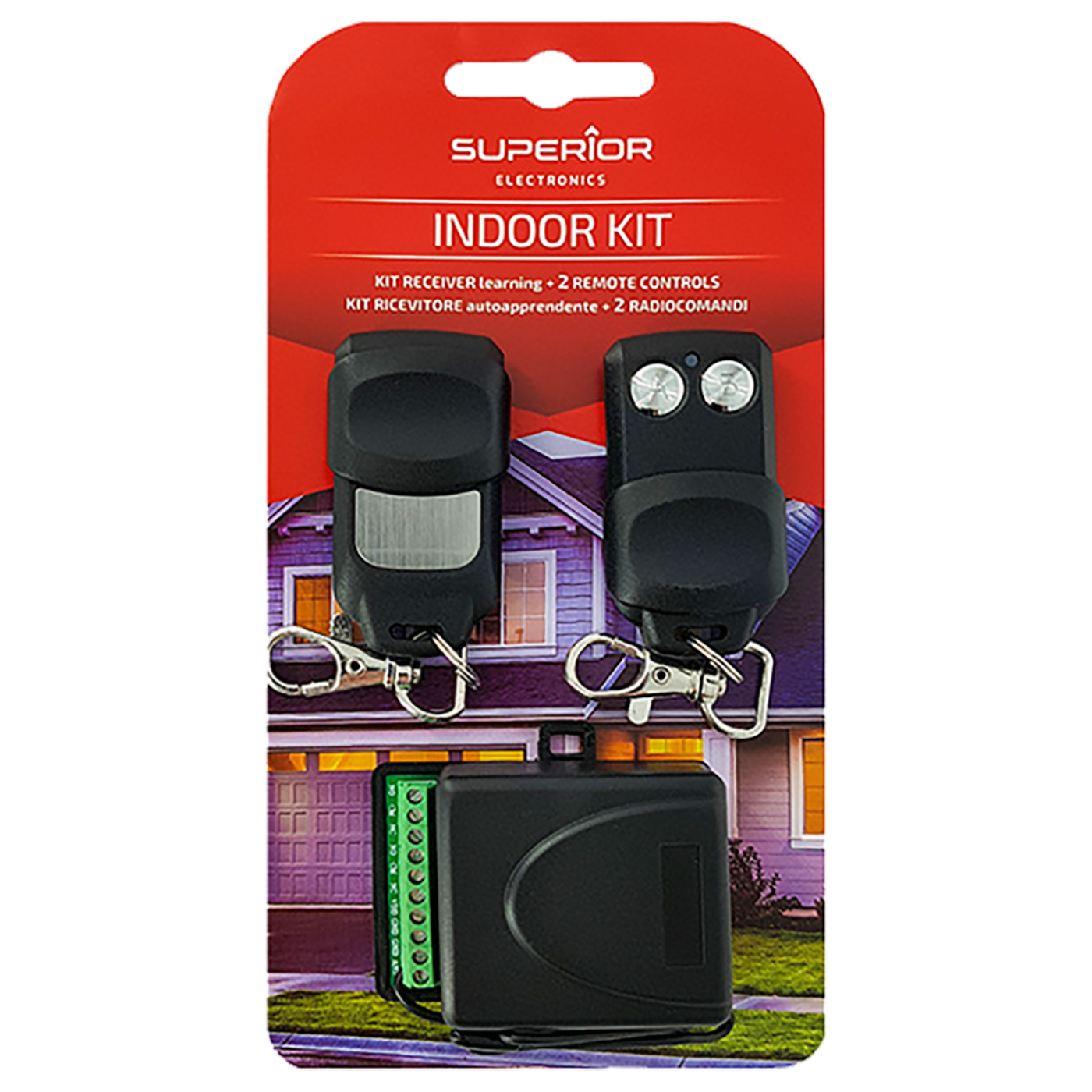 Superior Set za daljinsko upravljanje, 2 kanala, 2 RC-a,  433 MHz - KIT INDOOR 433