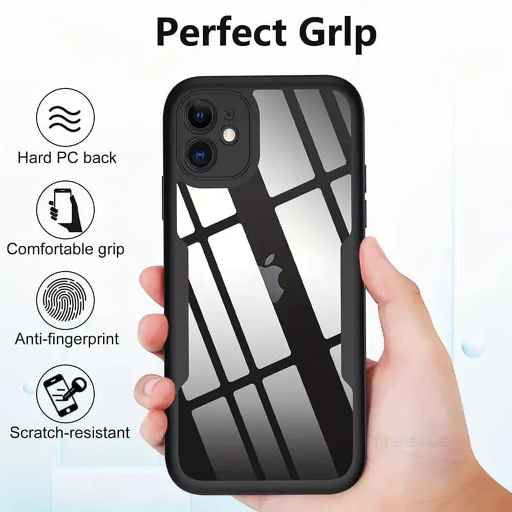 Techsuit - ColorVerse 360 Series dvostranska zaščitna maska za iPhone 11 - črna