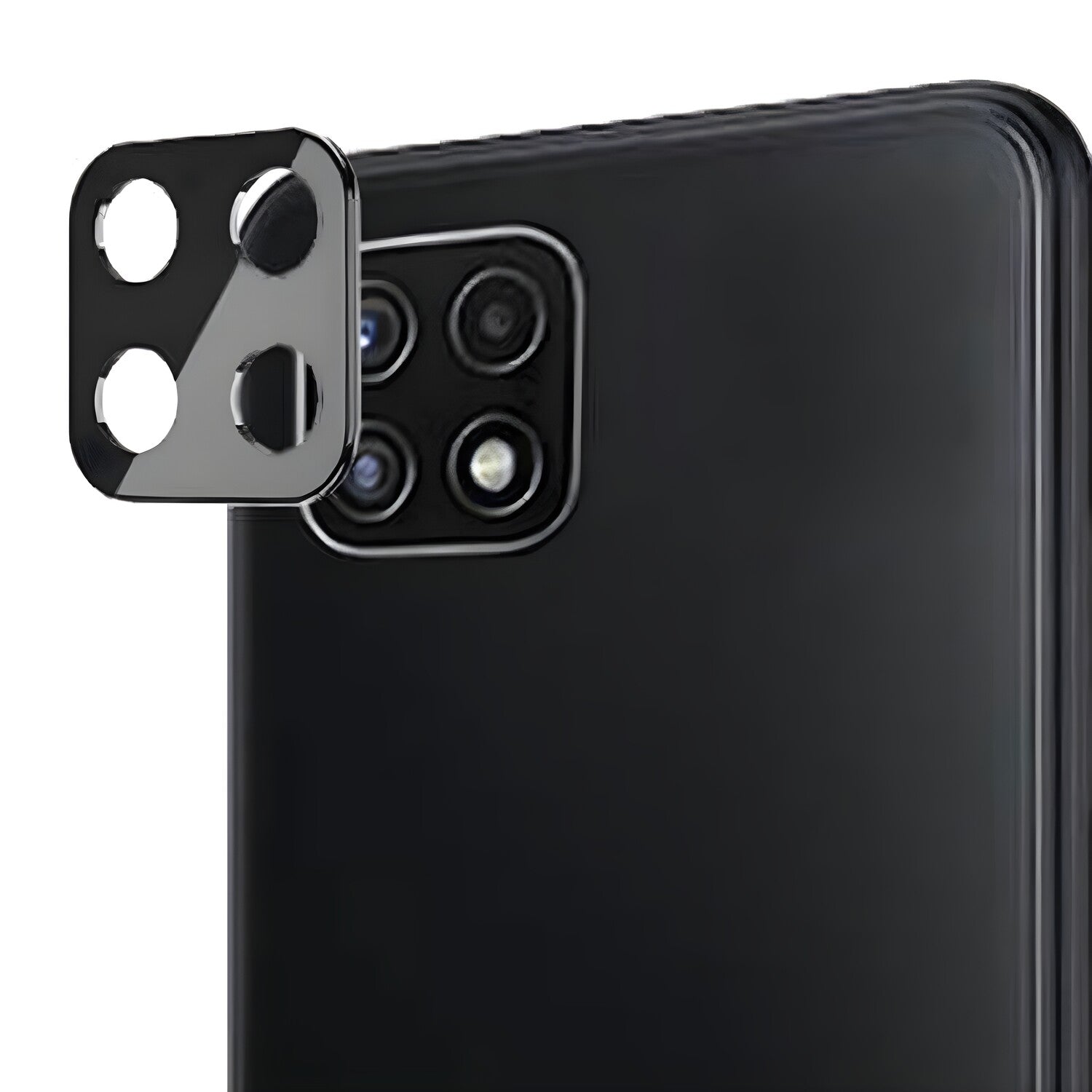 Techsuit zaštitno staklo za kameru za Samsung Galaxy A22 5G/Galaxy A22 4G/Galaxy M22 - Crna KP27110