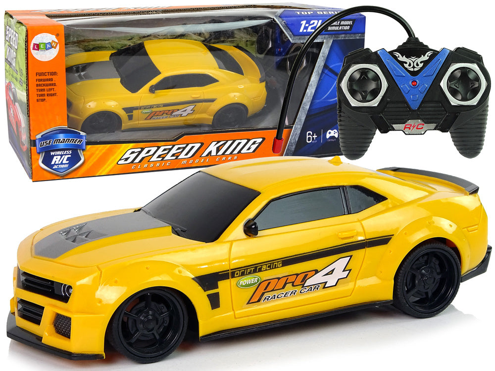 Auto na daljinsko upravljanje 1:24 Tinted - Žuti