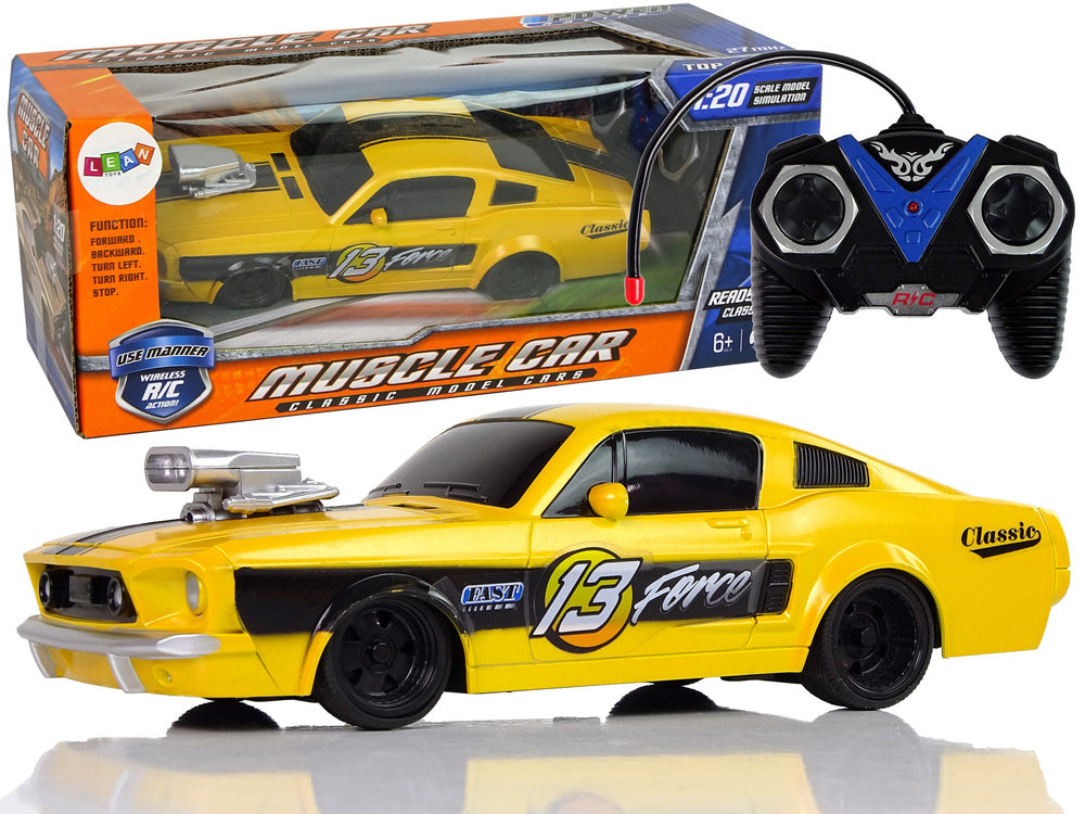 Auto na daljinsko upravljanje Classic 1:20 - Žuti