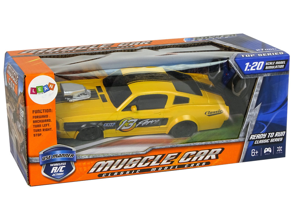 Auto na daljinsko upravljanje Classic 1:20 - žuti