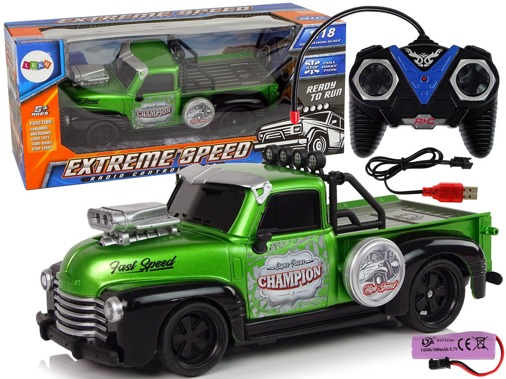 Auto na daljinsko upravljanje  1:18 Pick-up  - Pick-up - zeleni