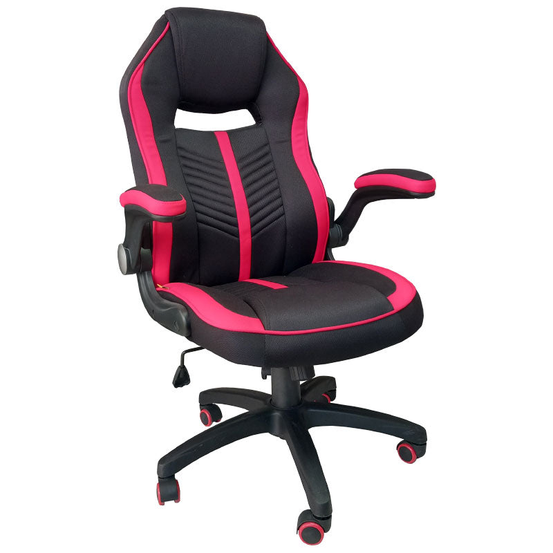 Stolica radna Bullet GC tkanina crveno-crna