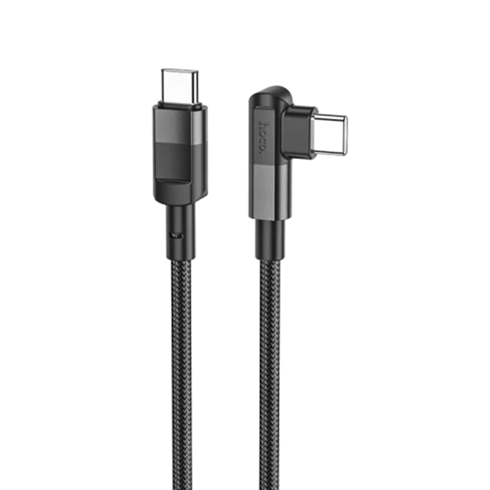 Hoco – Polnilni kabel (U108) – USB Type-C na USB Type-C PD 100W 5A 1.2m – črn