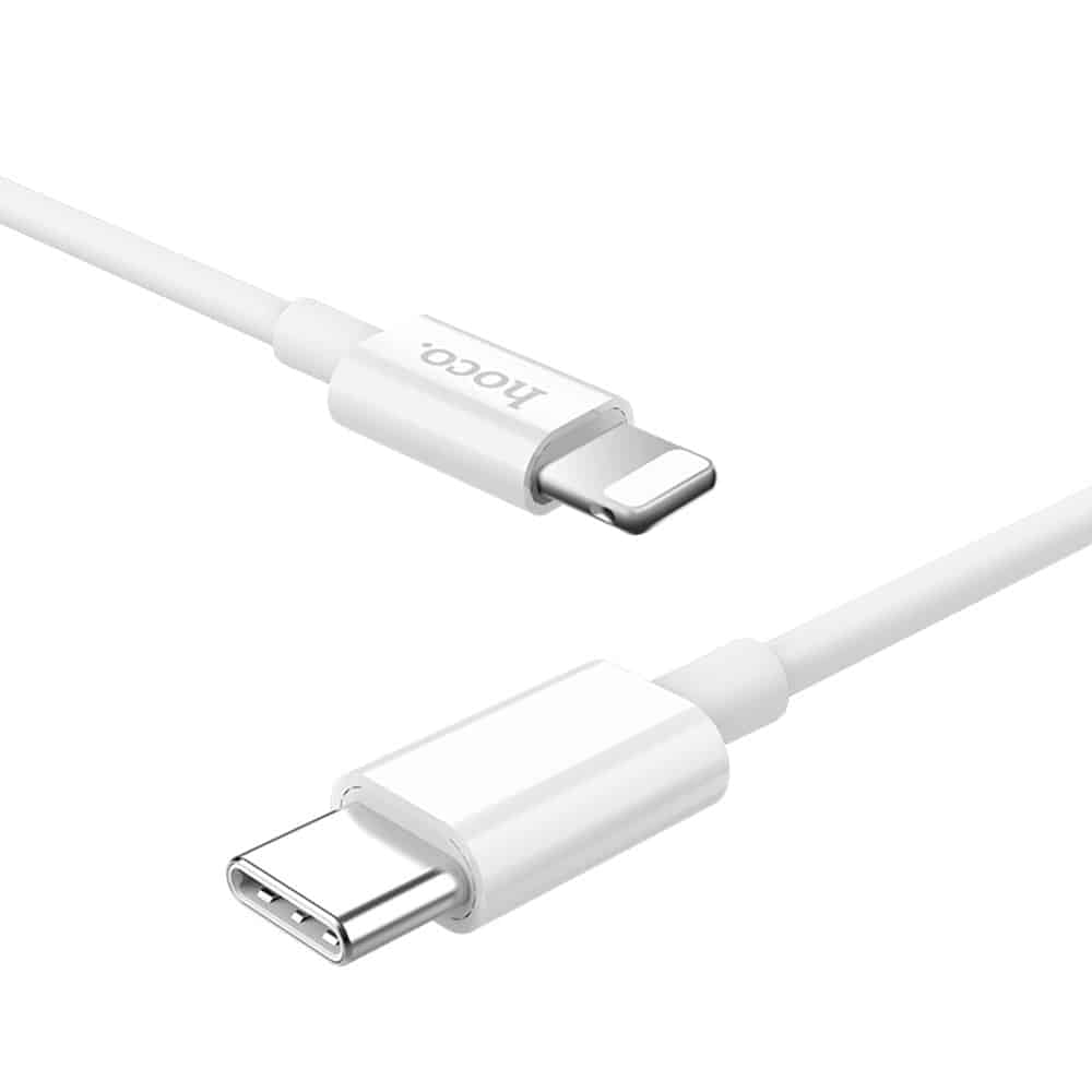 Hoco – Podatkovni kabel Swift PD (X36) – USB Type-C na Lightning, 18W, 3A, 1.0m – bel