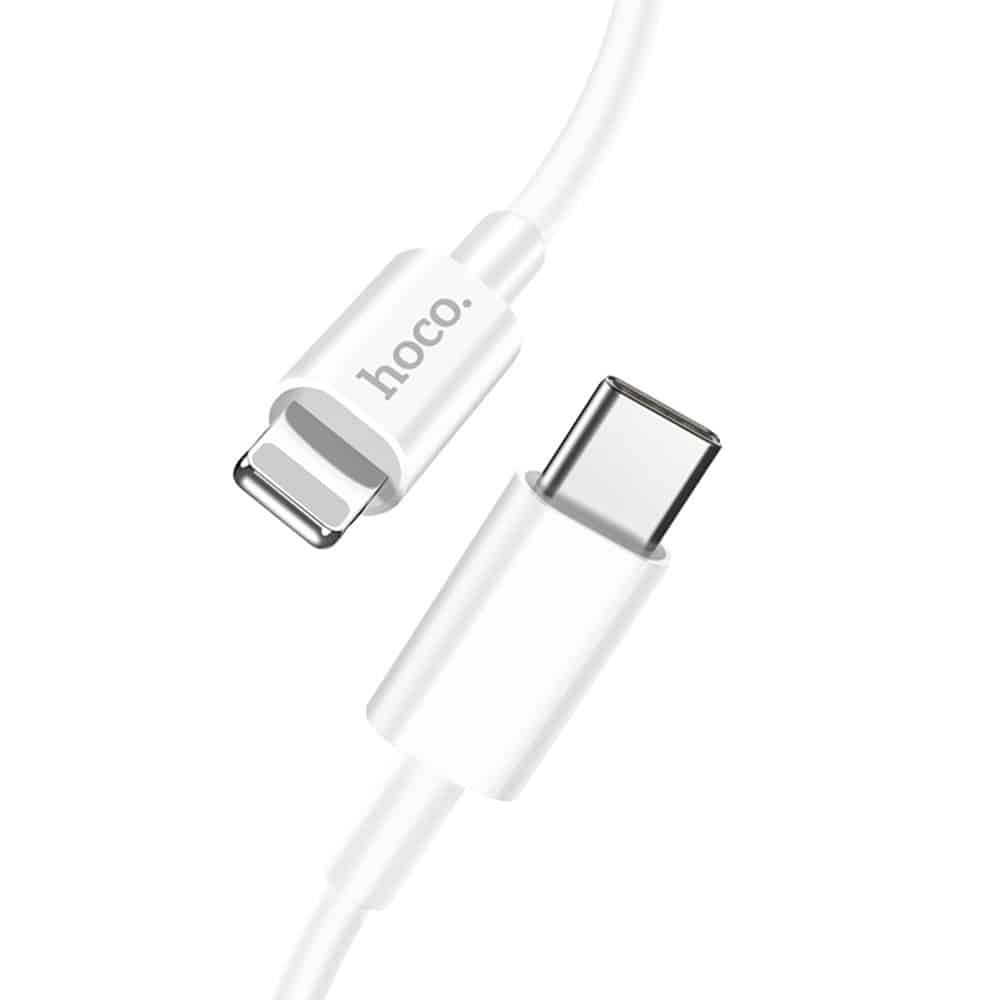 Hoco – Podatkovni kabel Swift PD (X36) – USB Type-C na Lightning, 18W, 3A, 1.0m – bel