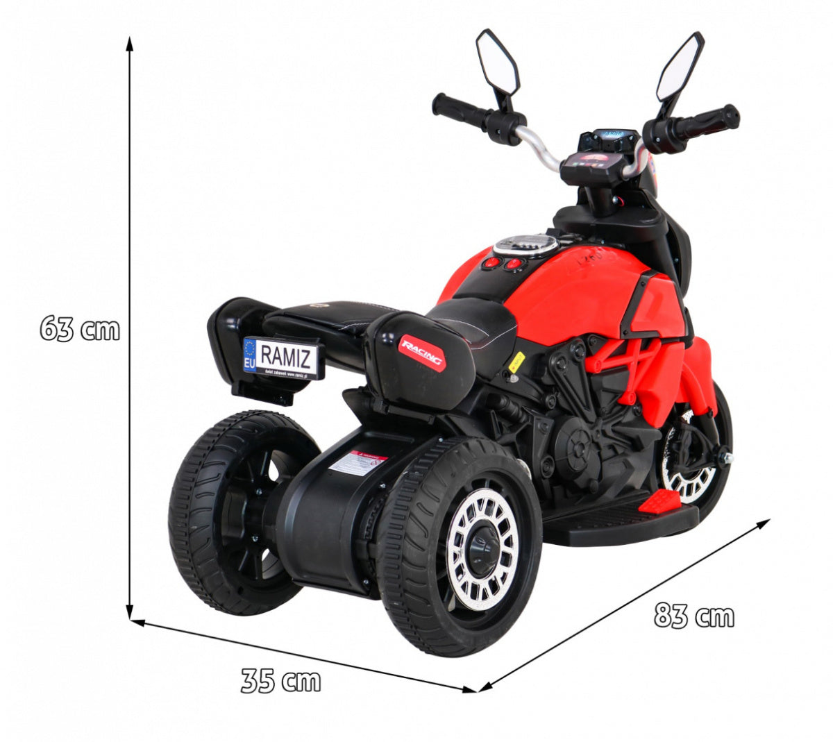 Motor na akumulator Fast Tourist - Crveni