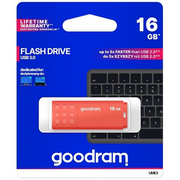 Goodram UME3 USB izbrisivi memorijski pogon 16 GB USB Tip-A 3.2 Gen 1 (3.1 Gen 1) Narančasto