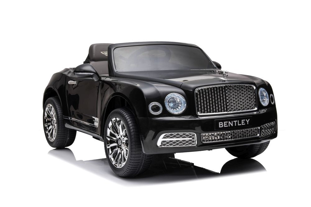 Licencirani auto na akumulator Bentley Mulsanne - crni/lakirani