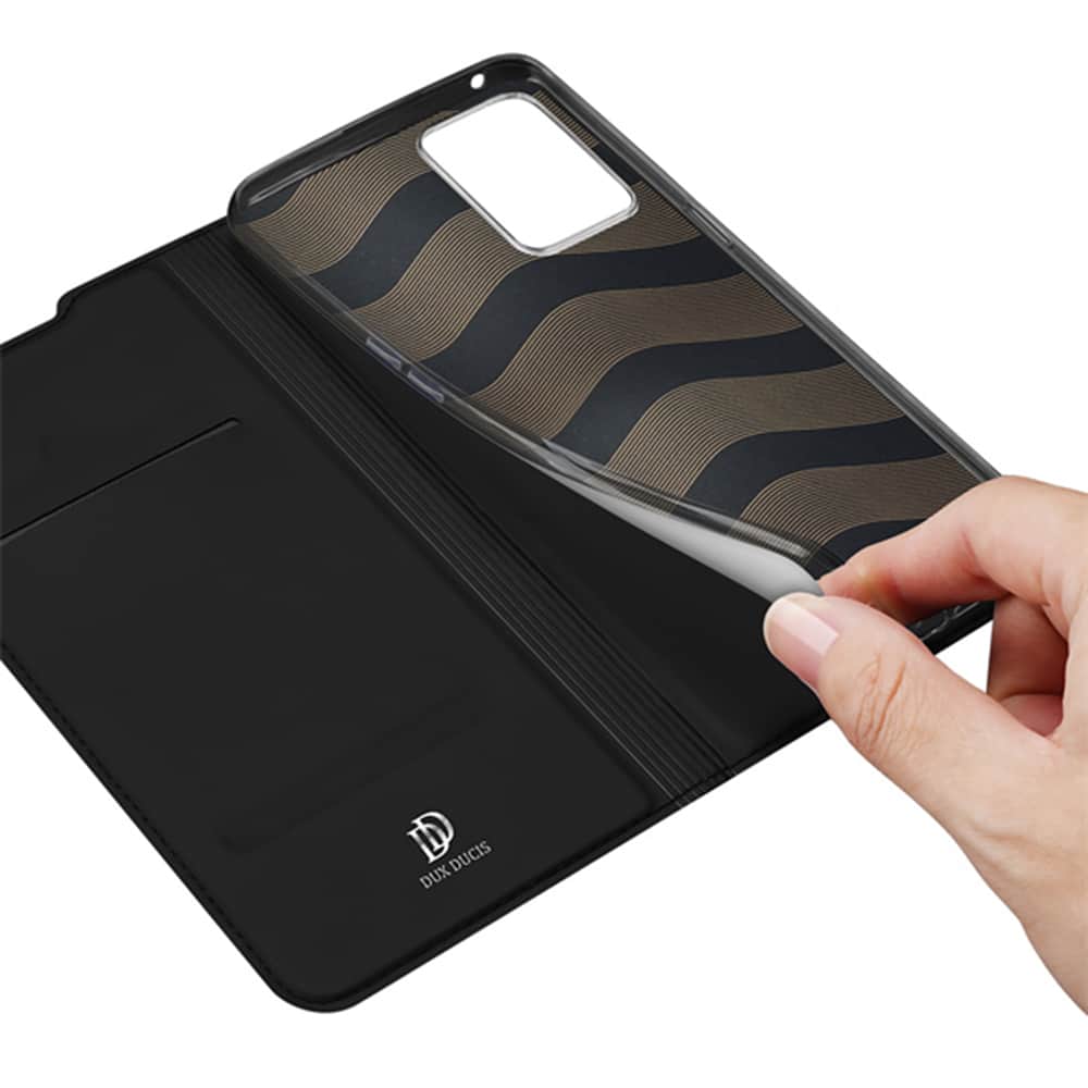 Dux Ducis - Skin Pro preklopna torbica za Realme GT2 Pro - črna