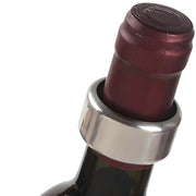 Metalni ovratnik protiv kapanja za bocu vina - Srebrna KP33344