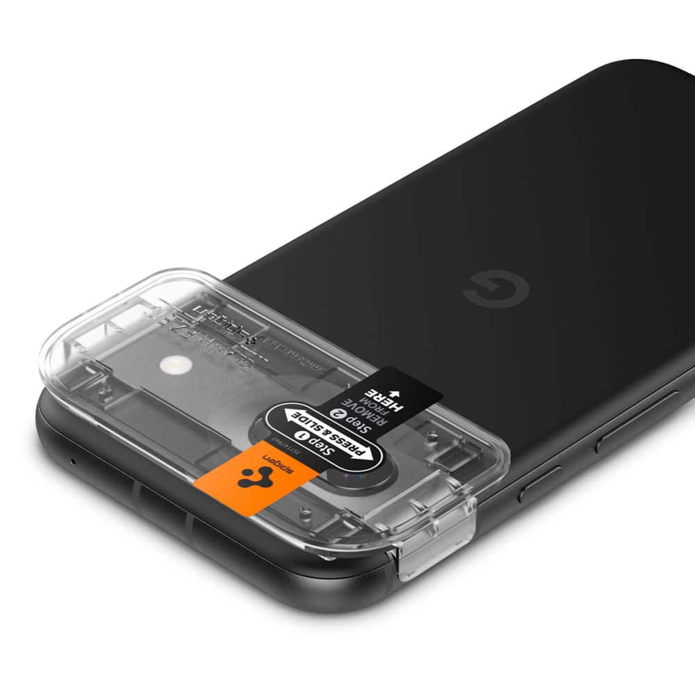 Spigen - Optik.tR EZ FIT steklo za kamero (2 kosa) za Google Pixel 8a - prozorno