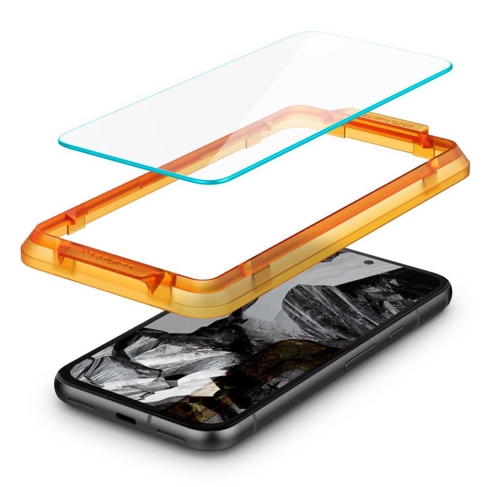 Spigen - Glas.tR Align Master (2 kosa) za Google Pixel 8a - prozoren