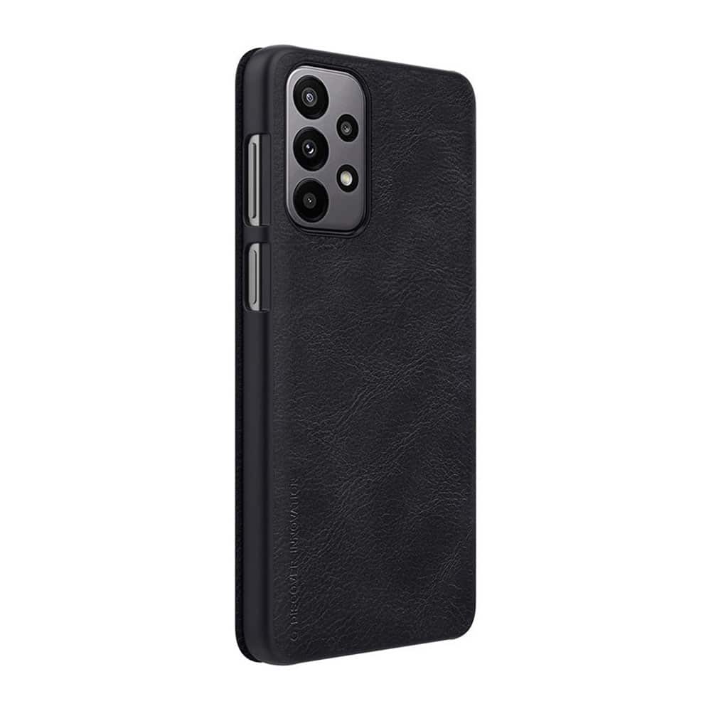 Nillkin – Qin usnjena torbica – Samsung Galaxy A23 4G / A23 5G – Črna