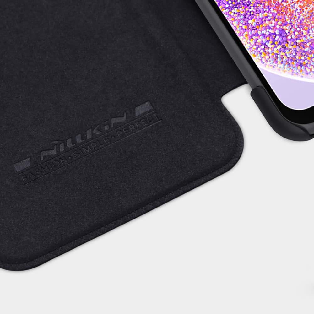 Nillkin – Qin usnjena torbica – Samsung Galaxy A23 4G / A23 5G – Črna