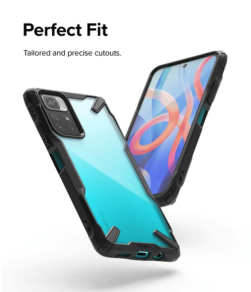 Ringke - Fusion X - Xiaomi Poco M4 Pro 5G - črna