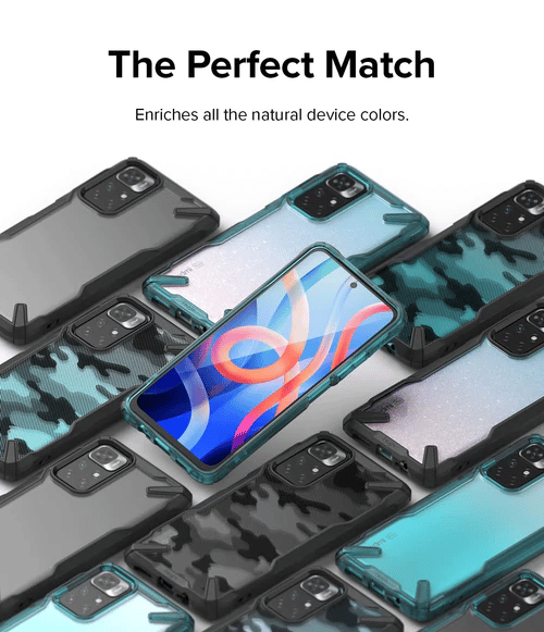 Ringke - Fusion X - Xiaomi Poco M4 Pro 5G - črna